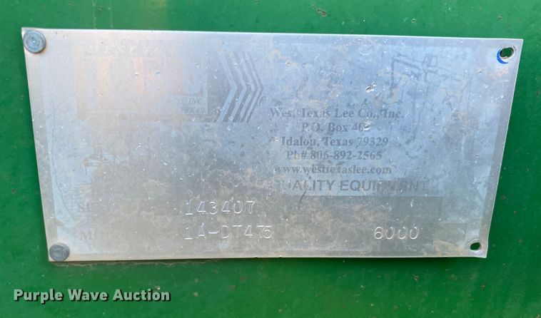 image for item DL6172 LEE LA-07475  fuel trailer