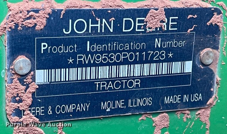 image for item DN0005 2009 John Deere 9530  4WD tractor