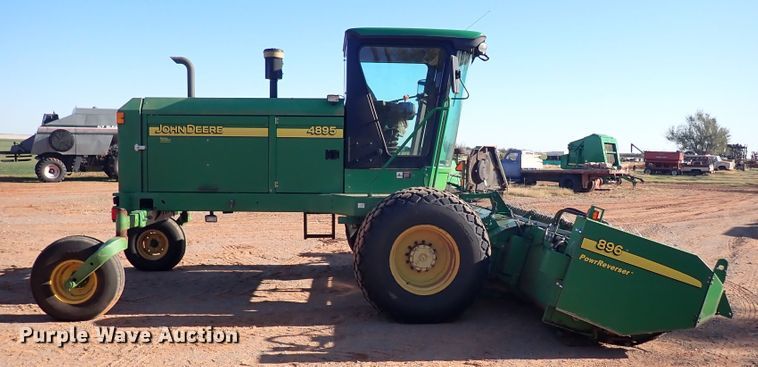 image for item DN0015 2006 John Deere 4895  windrower