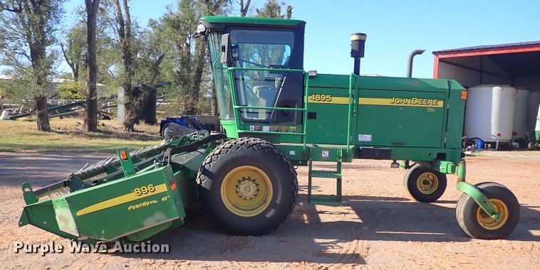 image for item DN0015 2006 John Deere 4895  windrower