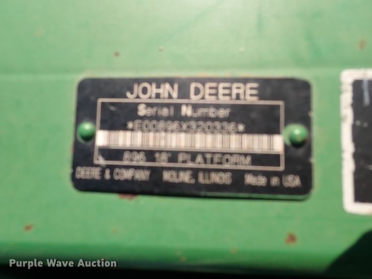 image for item DN0015 2006 John Deere 4895  windrower