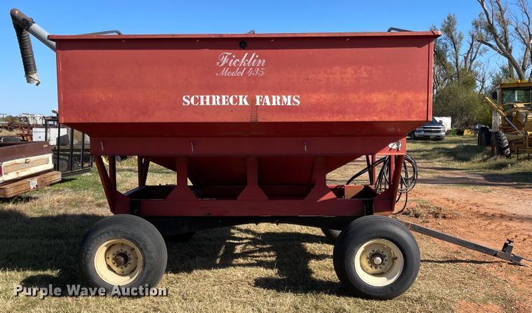 image for item DN0021 Ficklin 435  gravity wagon