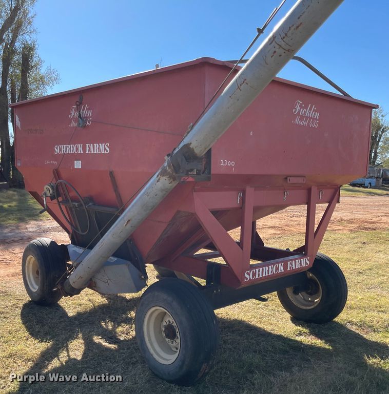 image for item DN0021 Ficklin 435  gravity wagon