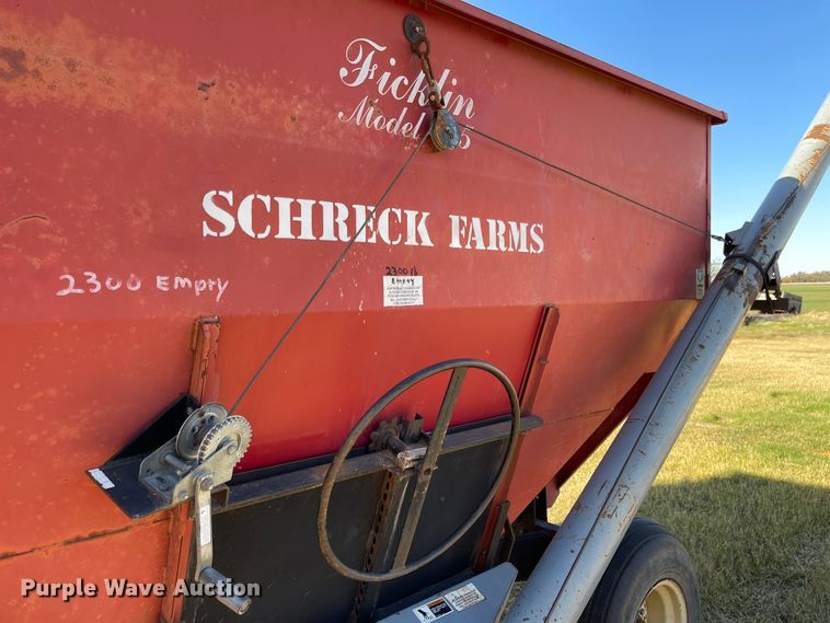 image for item DN0021 Ficklin 435  gravity wagon