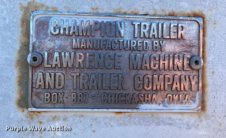 image for item DN0050 Champion  livestock trailer