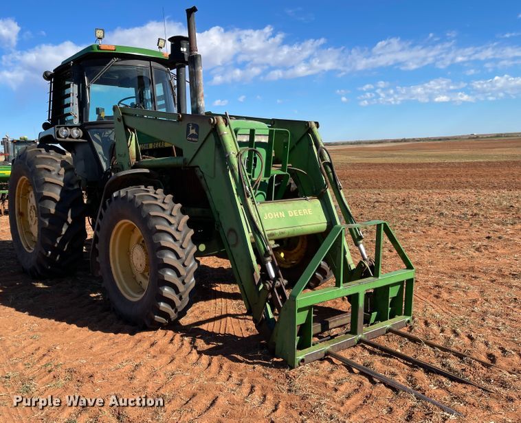 image for item IK9680 1983 John Deere 4450  MFWD tractor