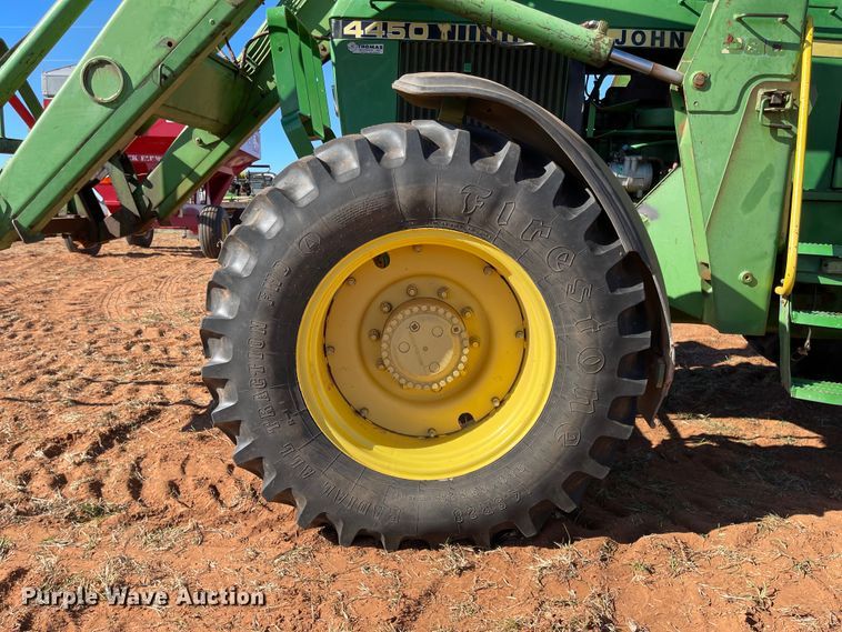image for item IK9680 1983 John Deere 4450  MFWD tractor