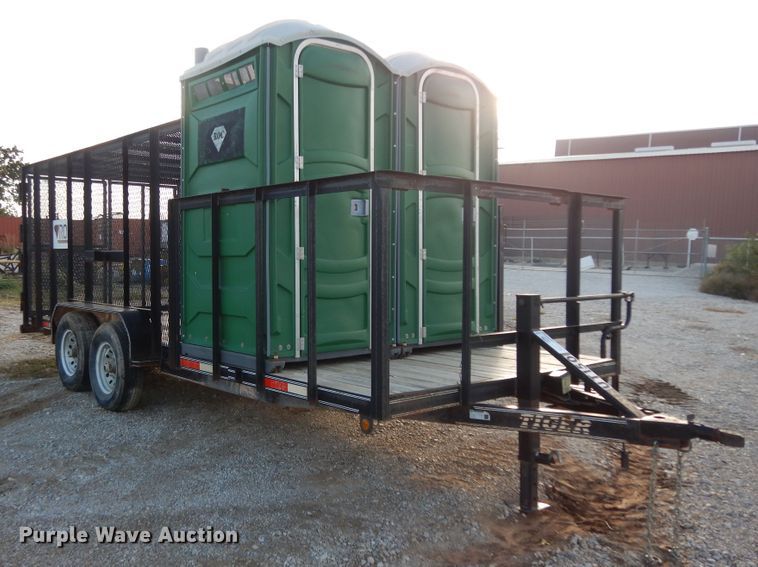 image for item DF0300 2015 Tiger  porta-potty refuse trailer
