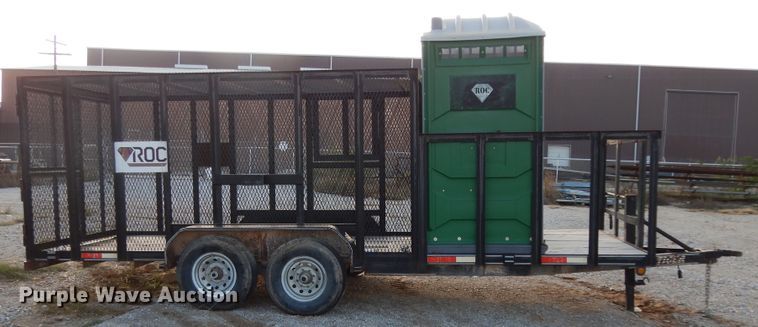 image for item DF0300 2015 Tiger  porta-potty refuse trailer