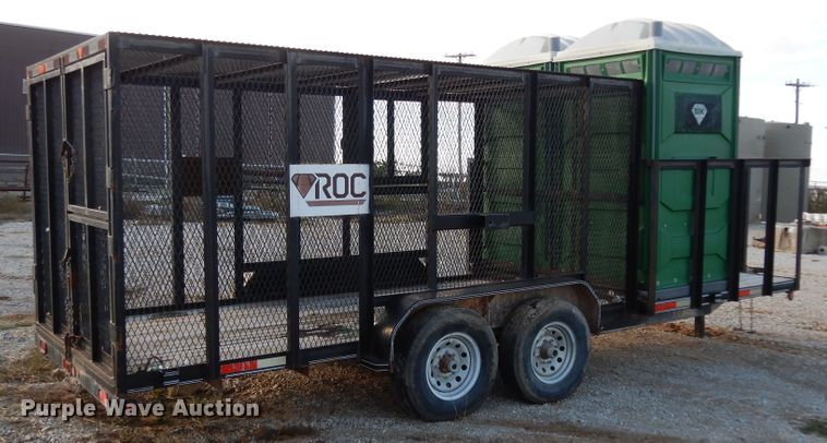 image for item DF0300 2015 Tiger  porta-potty refuse trailer