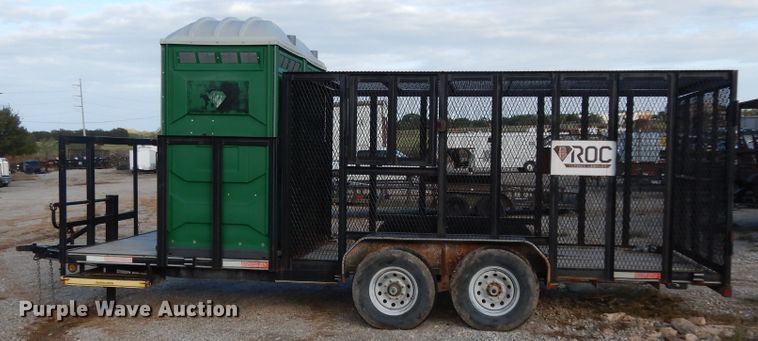 image for item DF0300 2015 Tiger  porta-potty refuse trailer