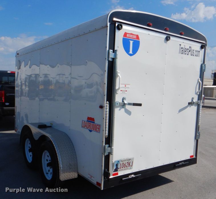image for item DG1742 2016 Interstate West Trailers ILRD612TA2  enclosed cargo trailer