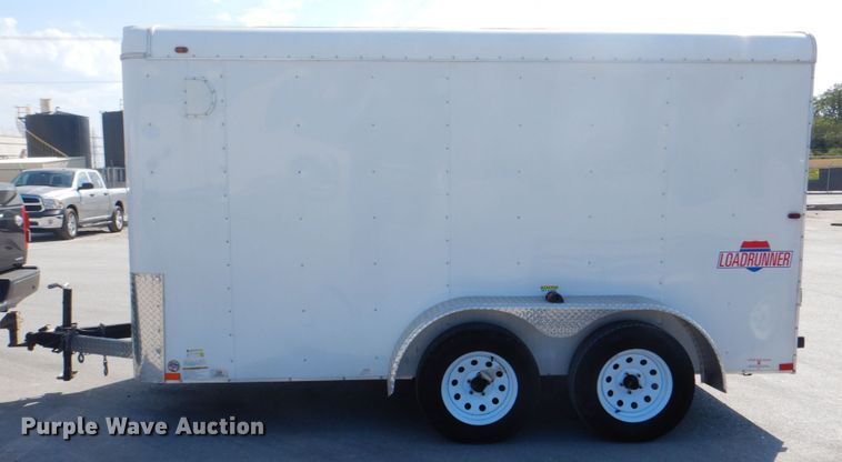 image for item DG1742 2016 Interstate West Trailers ILRD612TA2  enclosed cargo trailer