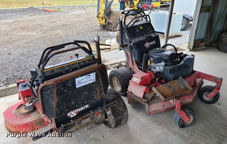 image for item DJ1519 (2) Exmark ZTR lawn mowers