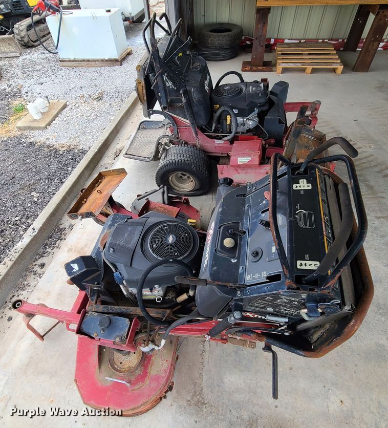 image for item DJ1519 (2) Exmark ZTR lawn mowers