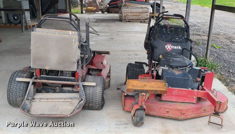 image for item DJ1519 (2) Exmark ZTR lawn mowers