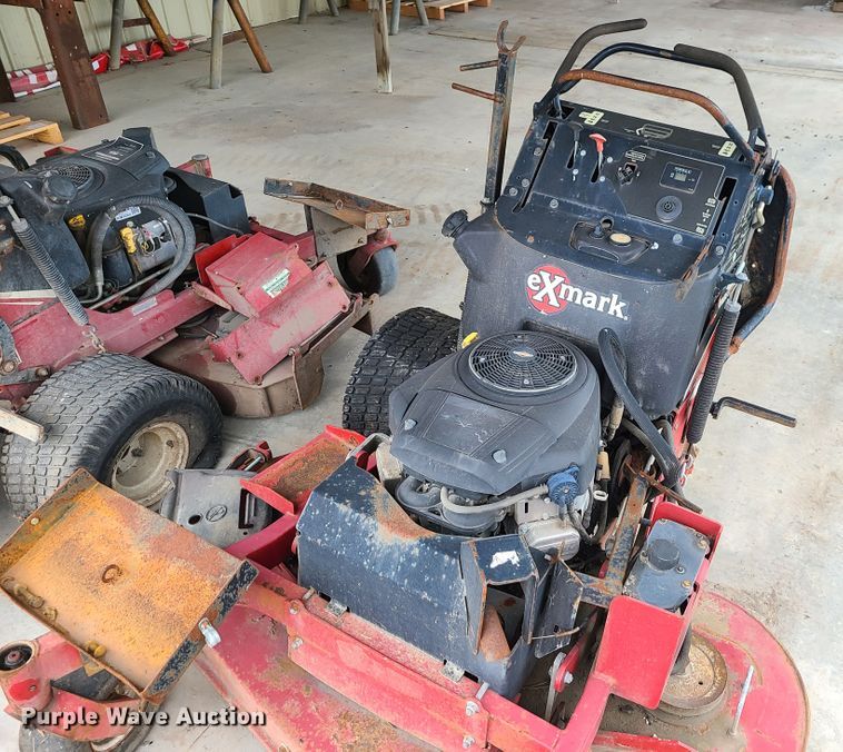 image for item DJ1519 (2) Exmark ZTR lawn mowers