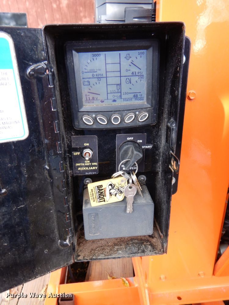 image for item DK1271 2018 East Texas  equipment trailer with wood chipper