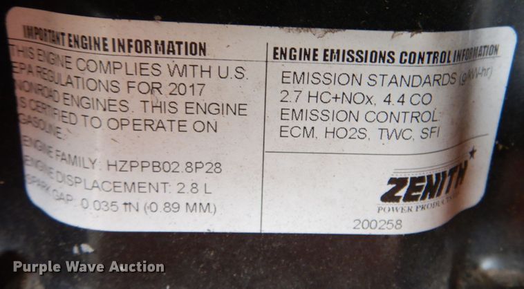 image for item DK1271 2018 East Texas  equipment trailer with wood chipper