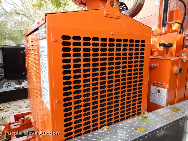 image for item DK1271 2018 East Texas  equipment trailer with wood chipper