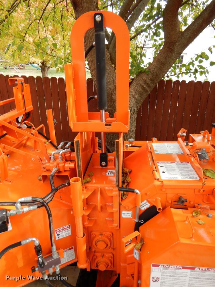 image for item DK1271 2018 East Texas  equipment trailer with wood chipper