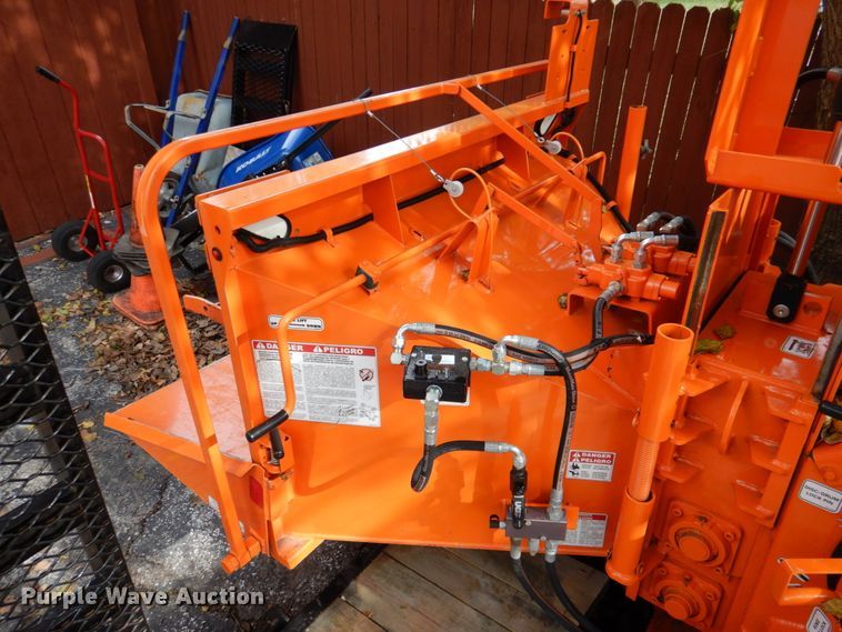 image for item DK1271 2018 East Texas  equipment trailer with wood chipper