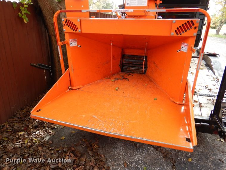 image for item DK1271 2018 East Texas  equipment trailer with wood chipper