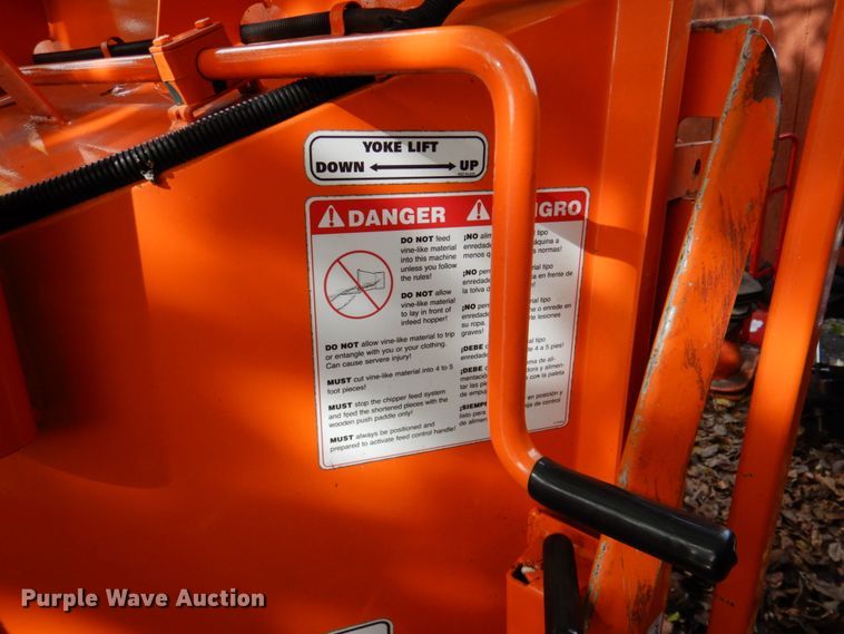 image for item DK1271 2018 East Texas  equipment trailer with wood chipper