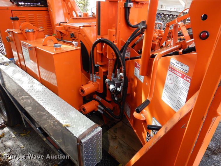 image for item DK1271 2018 East Texas  equipment trailer with wood chipper