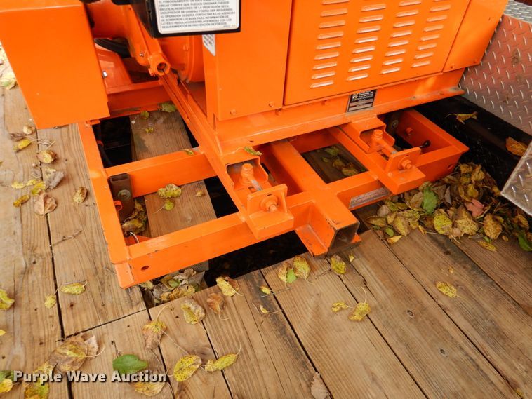 image for item DK1271 2018 East Texas  equipment trailer with wood chipper