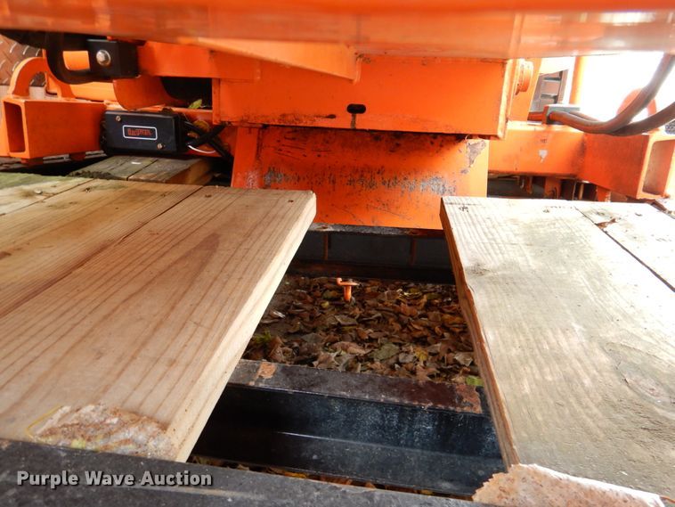 image for item DK1271 2018 East Texas  equipment trailer with wood chipper