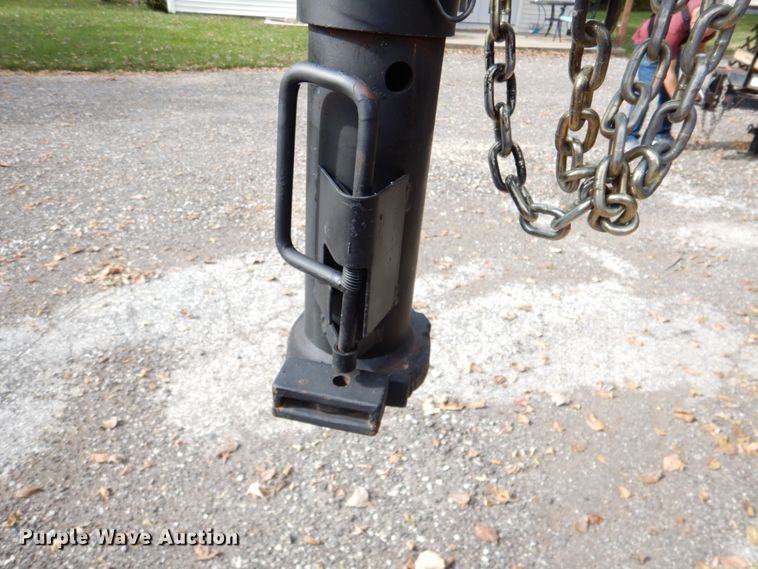 image for item DK1271 2018 East Texas  equipment trailer with wood chipper