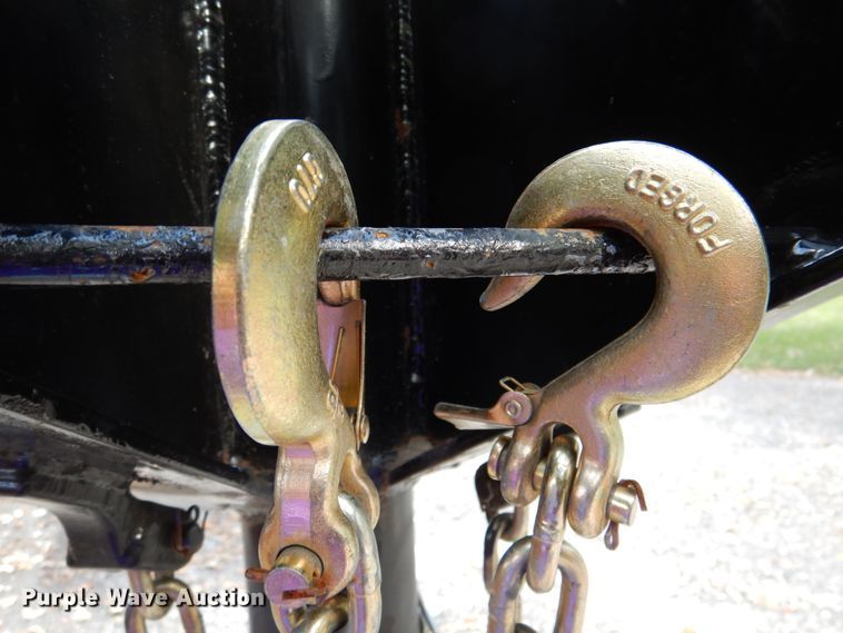 image for item DK1271 2018 East Texas  equipment trailer with wood chipper