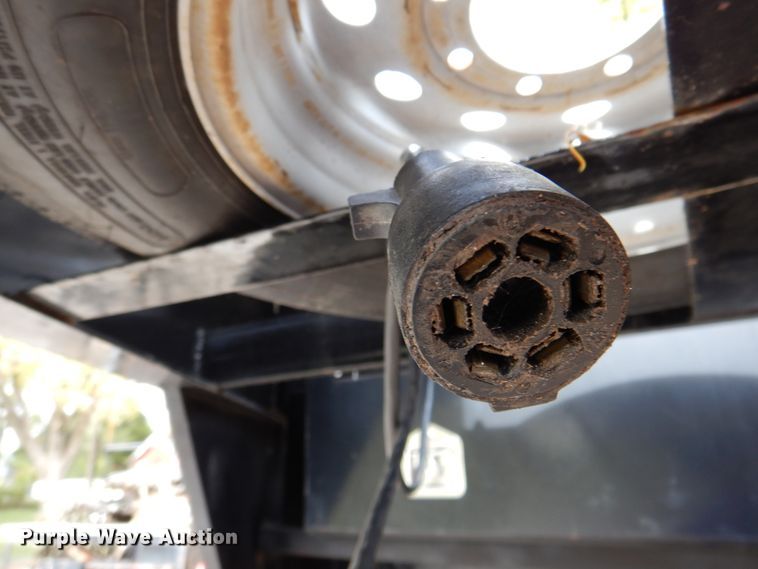 image for item DK1271 2018 East Texas  equipment trailer with wood chipper