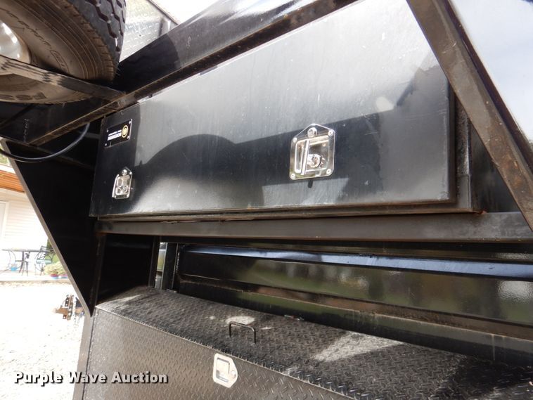 image for item DK1271 2018 East Texas  equipment trailer with wood chipper