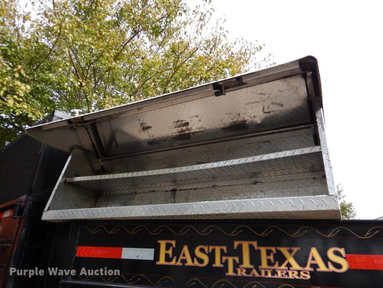 image for item DK1271 2018 East Texas  equipment trailer with wood chipper