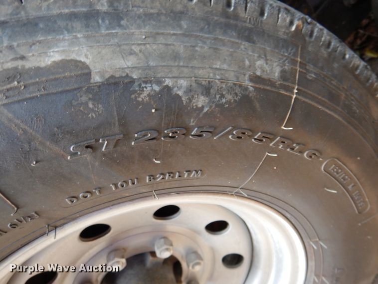 image for item DK1271 2018 East Texas  equipment trailer with wood chipper