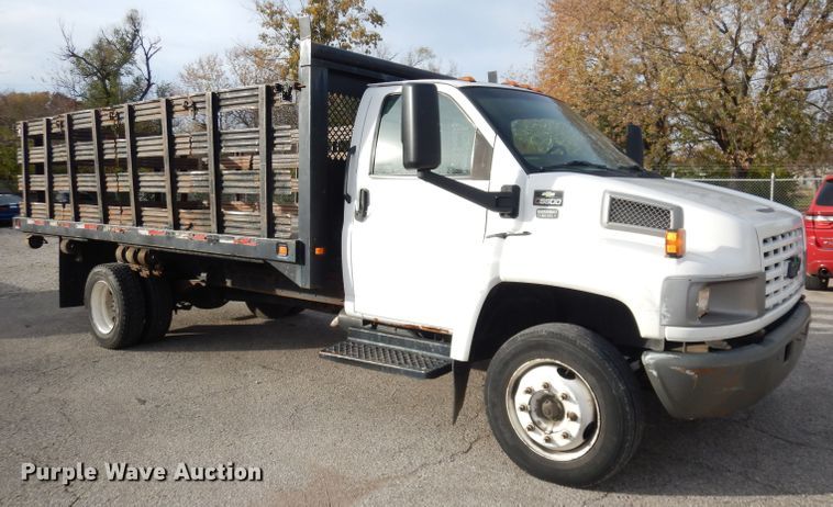 image for item DK3075 2007 Chevrolet C5500  dump flatbed truck