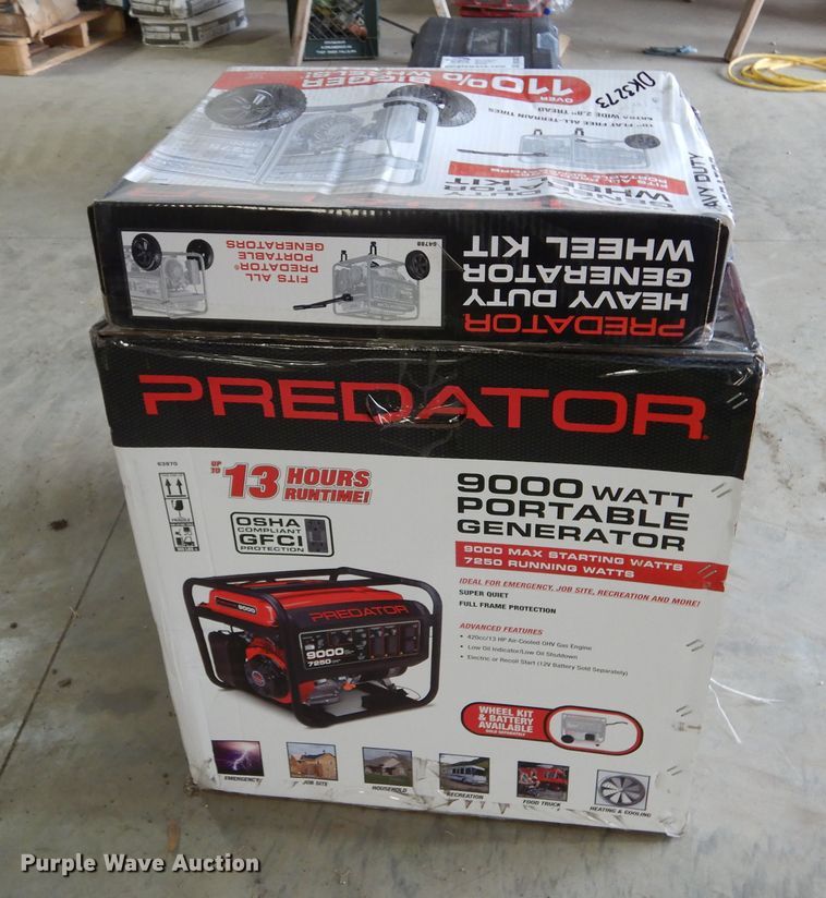 image for item DK3273 Predator 9000  generator