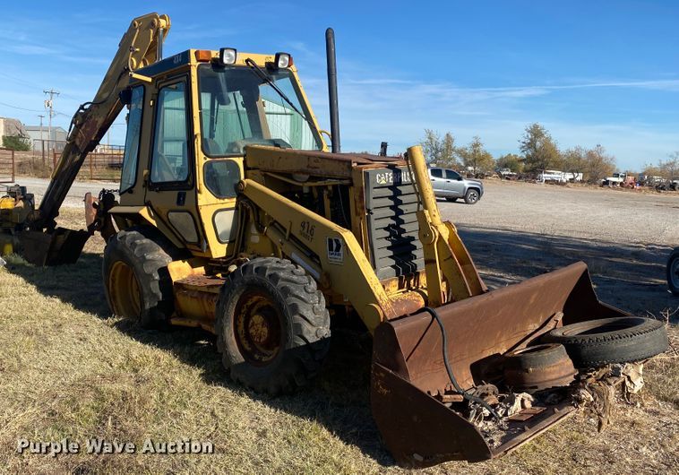 image for item DL6175 1992 Caterpillar 416  backhoe