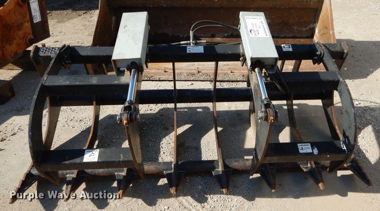 image for item DM0708 Tomahawk  72"W skid steer grapple bucket