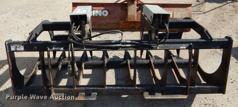 image for item DM0708 Tomahawk  72"W skid steer grapple bucket