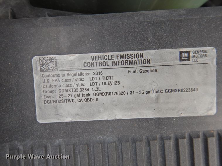 image for item DN0076 2016 Chevrolet Silverado 1500  Double Cab pickup truck