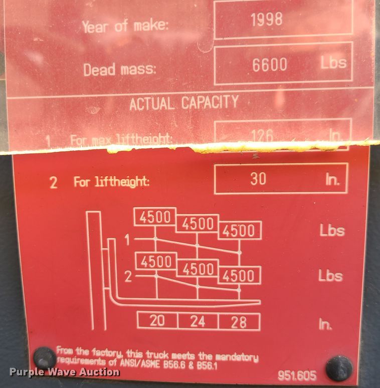 image for item DN5717 Teledyne Specialty Equipment E33PX  forklift
