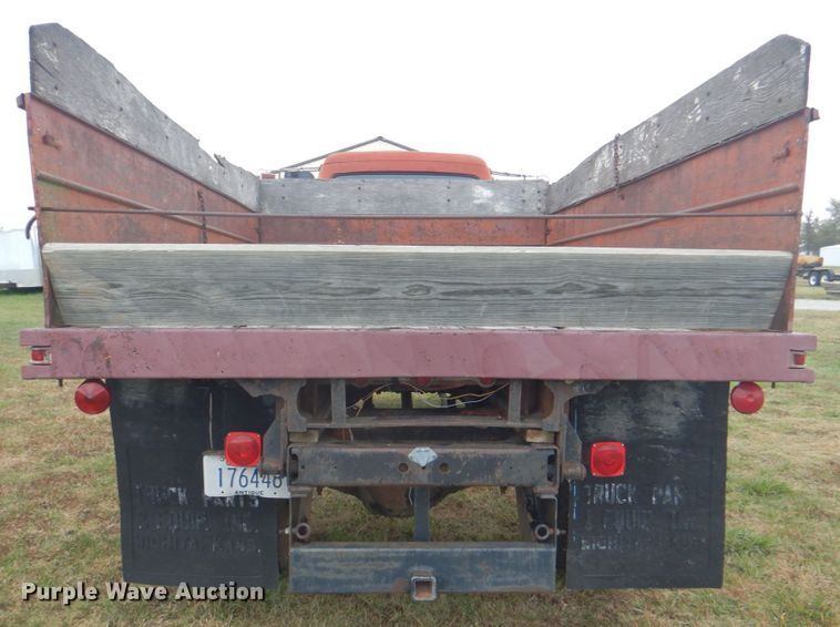 image for item DN6541 1955 Ford C750 Big Job  dump flatbed truck