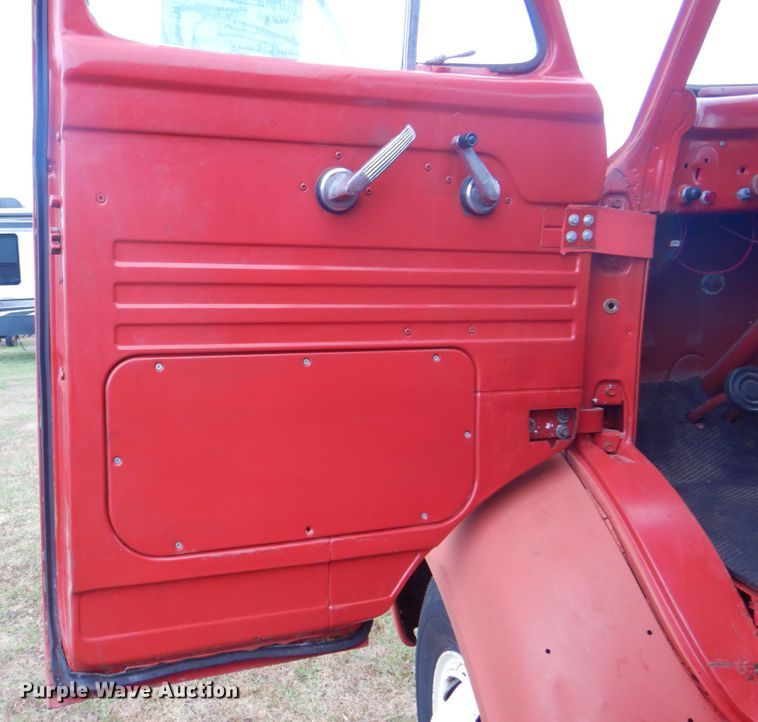 image for item DN6541 1955 Ford C750 Big Job  dump flatbed truck