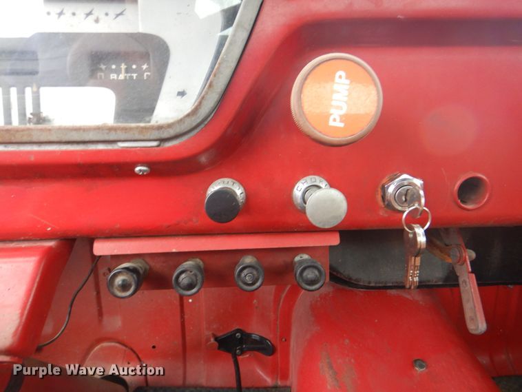 image for item DN6541 1955 Ford C750 Big Job  dump flatbed truck