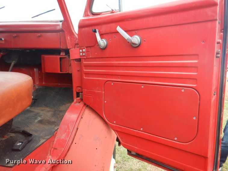 image for item DN6541 1955 Ford C750 Big Job  dump flatbed truck