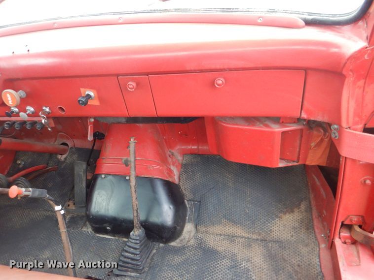 image for item DN6541 1955 Ford C750 Big Job  dump flatbed truck