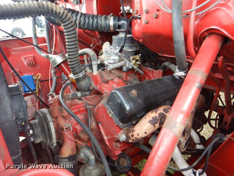 image for item DN6541 1955 Ford C750 Big Job  dump flatbed truck
